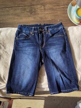 YMI Dark Blue Denim Bermuda Jean Shorts 962